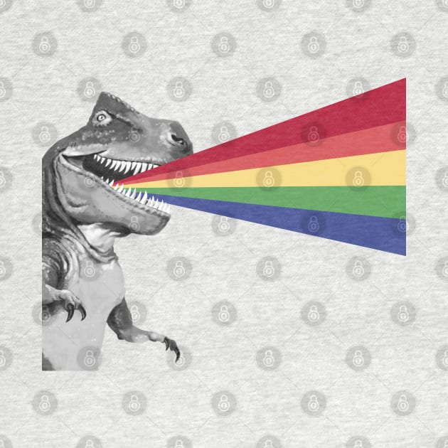 T-Rex Rainbow Ray Blast by bignosework